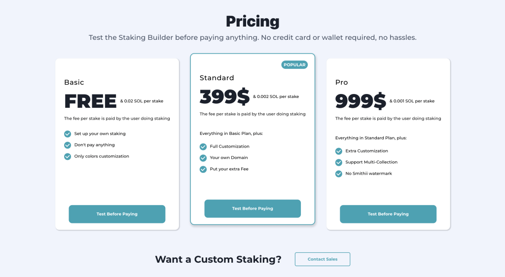 CREAR STAKING NFT SOLANA - SOLKING